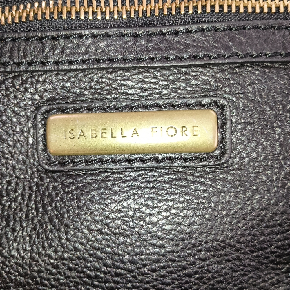 ISABELLA FIORE JENI 2007 TATTOO SHOULDER BAG HANDBAG LIVE TO LOVE BLACK - Picture 7 of 9